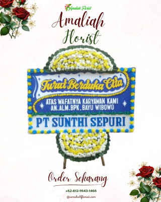 Papan Bunga Duka di Pontianak Tenggara