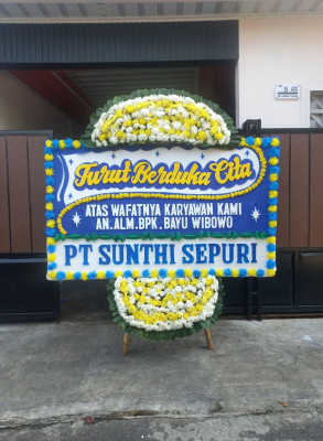 Papan Bunga Duka di Pontianak Tenggara